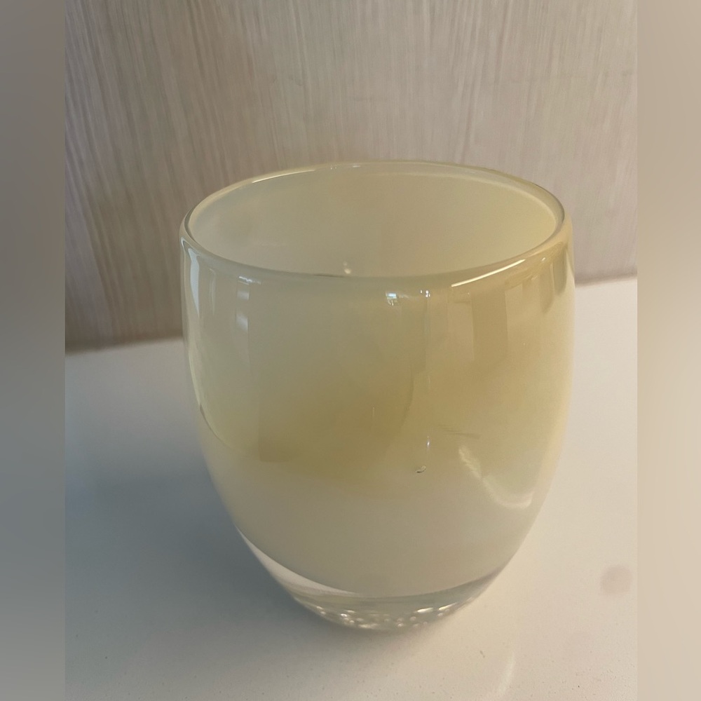 Brand new glassybaby candle NWT, in box and bag. Angel.
